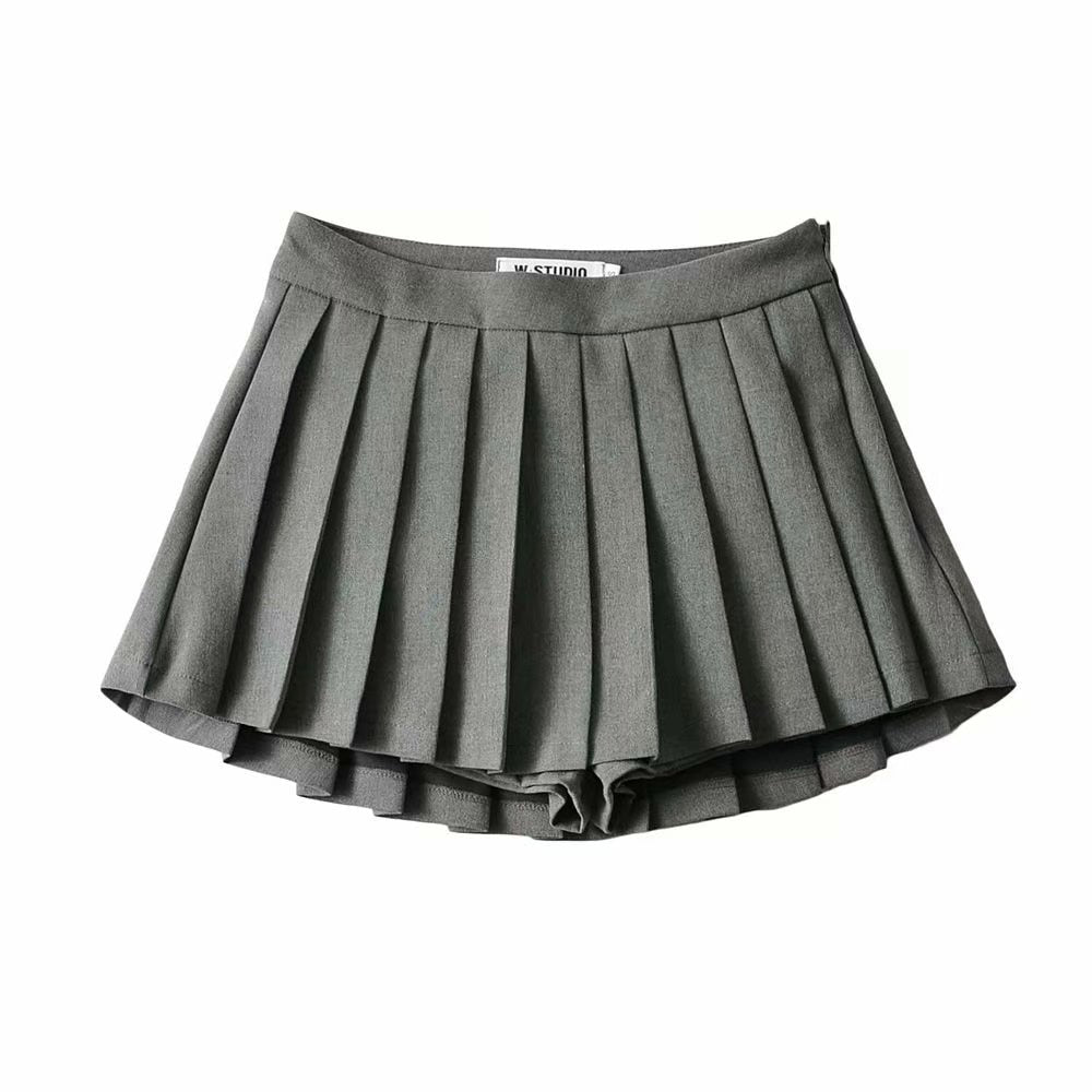 High Waist Pleated Pickleball Skirt for Women