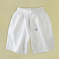 Men Active Wear Shorts Quick-drying Athletic Shorts with Elastic Waistband Pockets for Men Summer Solid Color Wide Leg Fitness