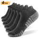 6/12Pairs Sport Ankle Socks Athletic Low-cut Sock Thick Knit Sock Outdoor Fitness Breathable Quick Dry Wear-resistant Warm Socks