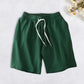 Men Active Wear Shorts Quick-drying Athletic Shorts with Elastic Waistband Pockets for Men Summer Solid Color Wide Leg Fitness
