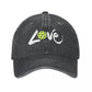 Pickleball Love (white lettering) Cowboy Hat Custom Cap summer hat Women's Beach Outlet 2024 Men's