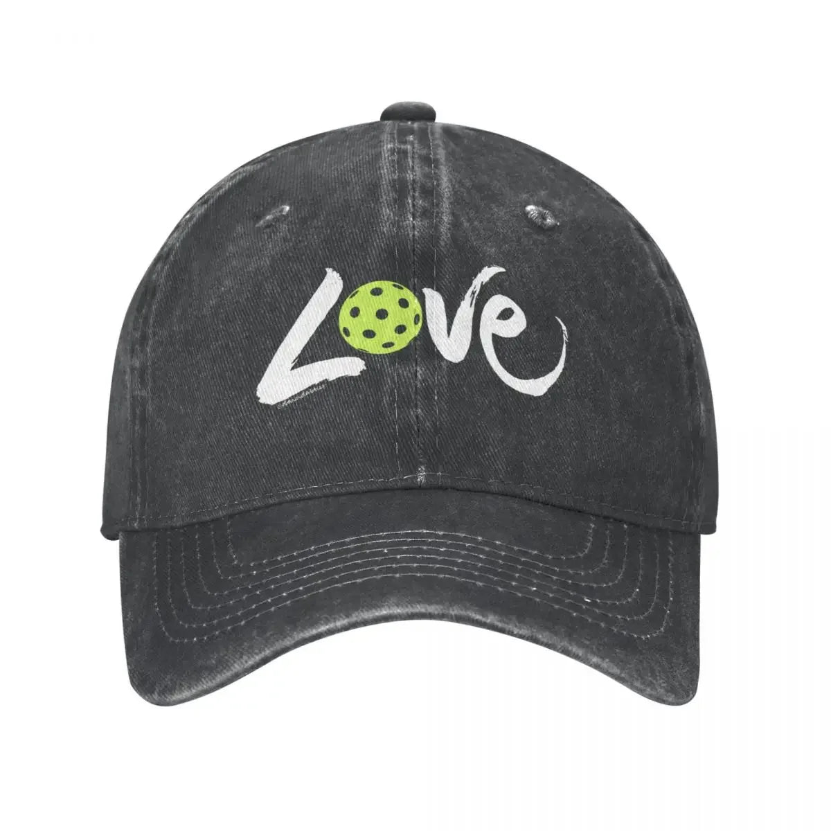 Pickleball Love (white lettering) Cowboy Hat Custom Cap summer hat Women's Beach Outlet 2024 Men's