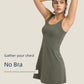 Lulu with Chest Pad One-Piece Yoga Fitness Tennis & Pickleball Skirt