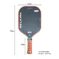 SLK Halo Control XL Power MAX Pickleball Paddle, Raw Carbon Fiber, A Rev-Core Power, Polymer Core, 2024