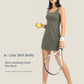 Lulu with Chest Pad One-Piece Yoga Fitness Tennis & Pickleball Skirt