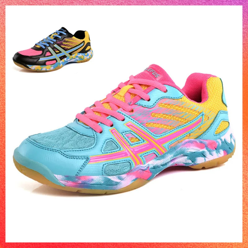 Hot Sale Women Size 35 36 Authentic Badminton Shoes Kids Professional Table Tennis Shoes Competition Outdoor Tennis zapatillas