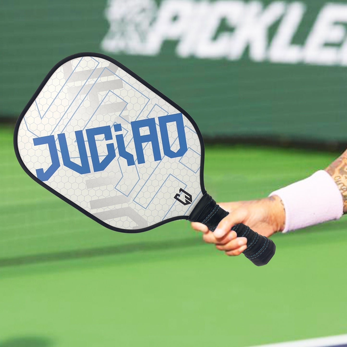 Blue Pickleball Starter Set: Includes 4 Balls and 2 Paddles w/ Carrying Bag
