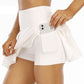 Performance Pickleball Skirt for Women: Moisture-Wicking Polyester / S-2XL