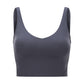 FlexiFitness Women's Nylon Spandex Sports Crop Tank Top - Sleeveless (XS-XL)
