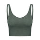 FlexiFitness Women's Nylon Spandex Sports Crop Tank Top - Sleeveless (XS-XL)