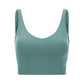 FlexiFitness Women's Nylon Spandex Sports Crop Tank Top - Sleeveless (XS-XL)