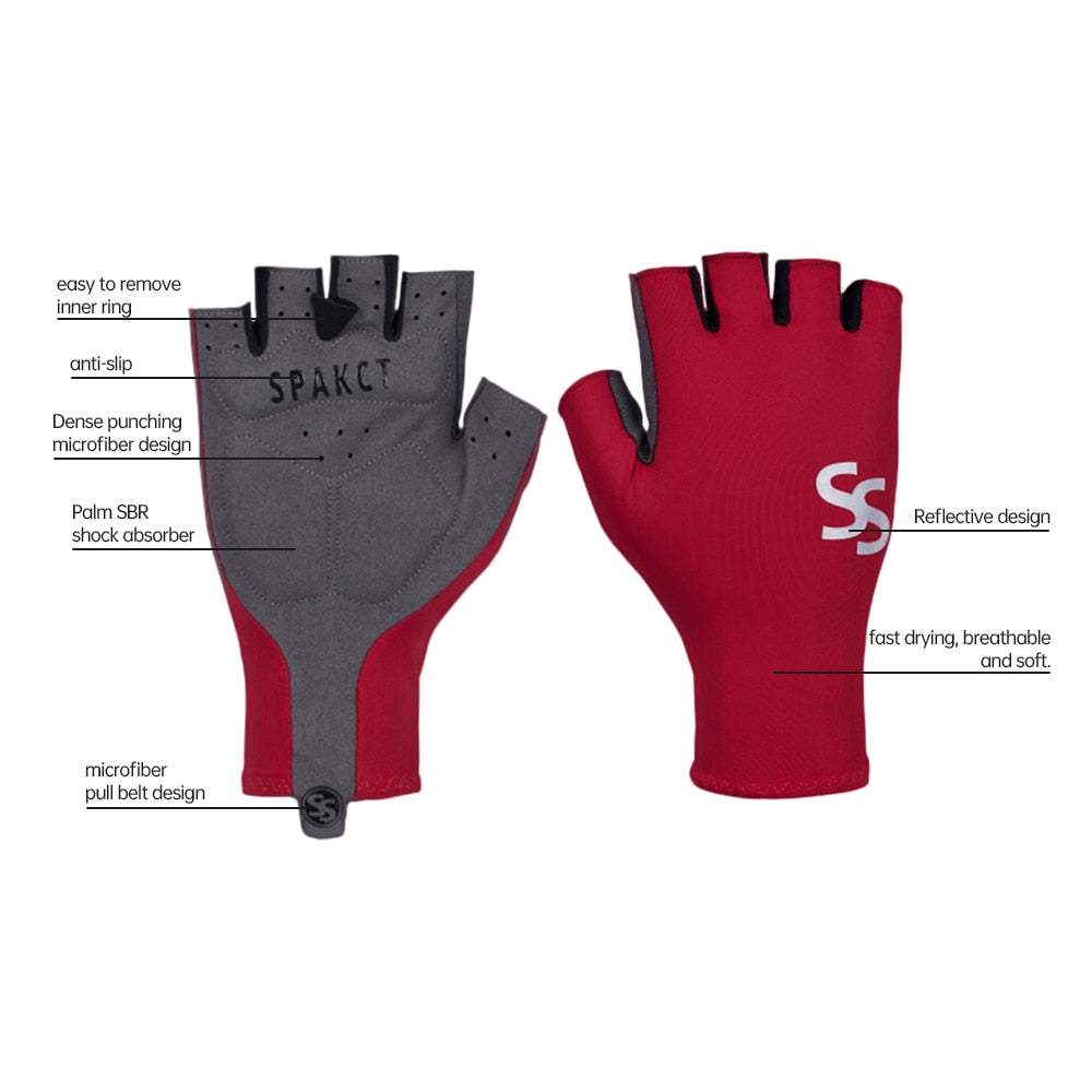 Fingerless Spandex Pickleball Gloves