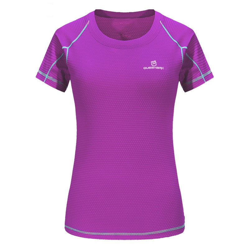 Women's Multicolored Polyester Dry Fit Shirt (XS - 2XL)