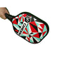 Pickleball Racket Set: 2 Carbon Fiber Paddles, 3 High-Performance Balls w/ Carry Bag