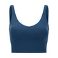 FlexiFitness Women's Nylon Spandex Sports Crop Tank Top - Sleeveless (XS-XL)