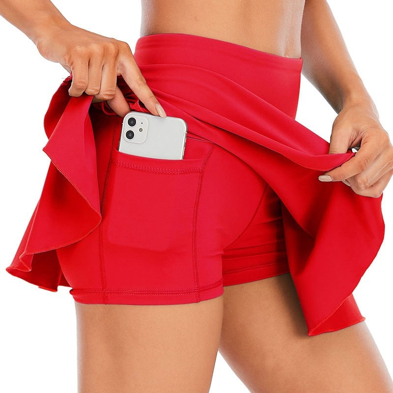 Performance Pickleball Skirt for Women: Moisture-Wicking Polyester / S-2XL