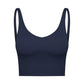 FlexiFitness Women's Nylon Spandex Sports Crop Tank Top - Sleeveless (XS-XL)
