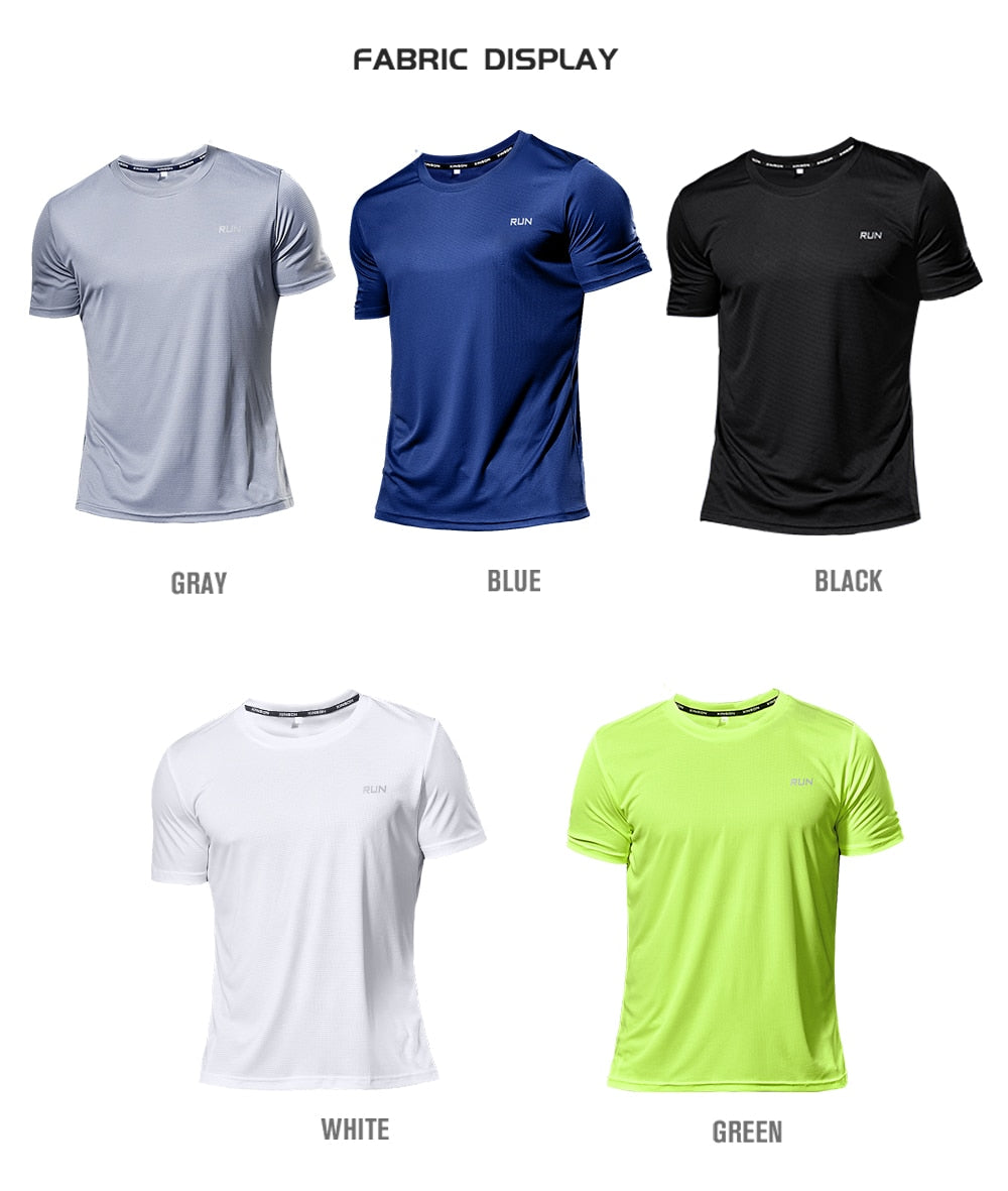 Vibrant Fusion: Men's Polyester Dry-Fit Short Sleeve Shirt