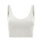 FlexiFitness Women's Nylon Spandex Sports Crop Tank Top - Sleeveless (XS-XL)