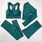 Nylon Flex Set: Women's 2-3-4 Piece for a Flawless Breathable Workout