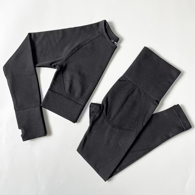 Nylon Flex Set: Women's 2-3-4 Piece for a Flawless Breathable Workout