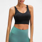 FlexiFitness Women's Nylon Spandex Sports Crop Tank Top - Sleeveless (XS-XL)