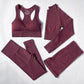 Nylon Flex Set: Women's 2-3-4 Piece for a Flawless Breathable Workout