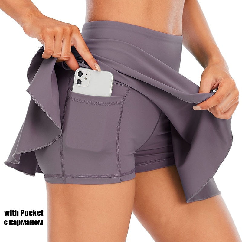 Performance Pickleball Skirt for Women: Moisture-Wicking Polyester / S-2XL