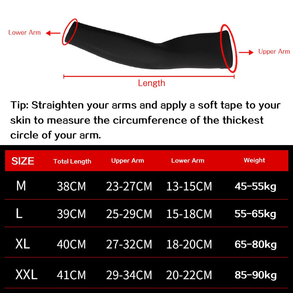 Color-Flux Sports Arm Compression Sleeve (1 or 2 Pack Options)