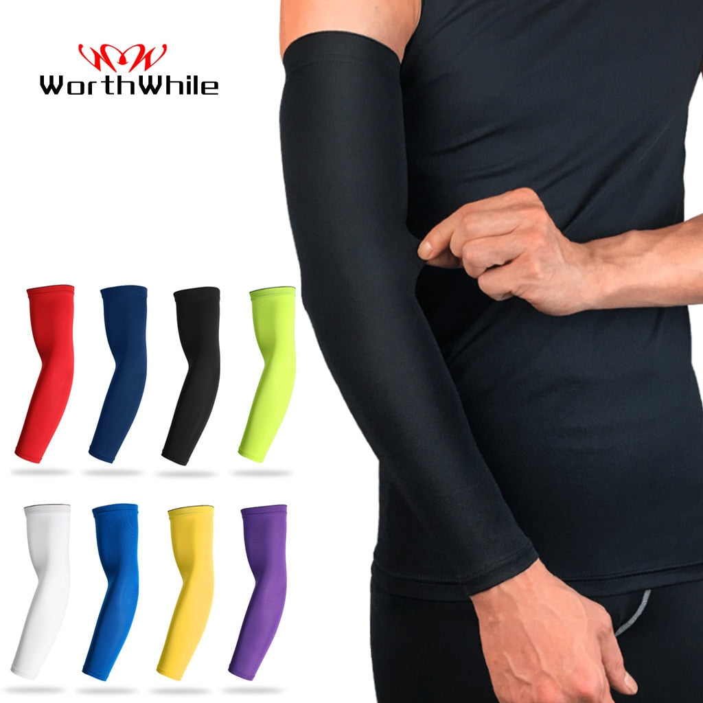 Color-Flux Sports Arm Compression Sleeve (1 or 2 Pack Options)
