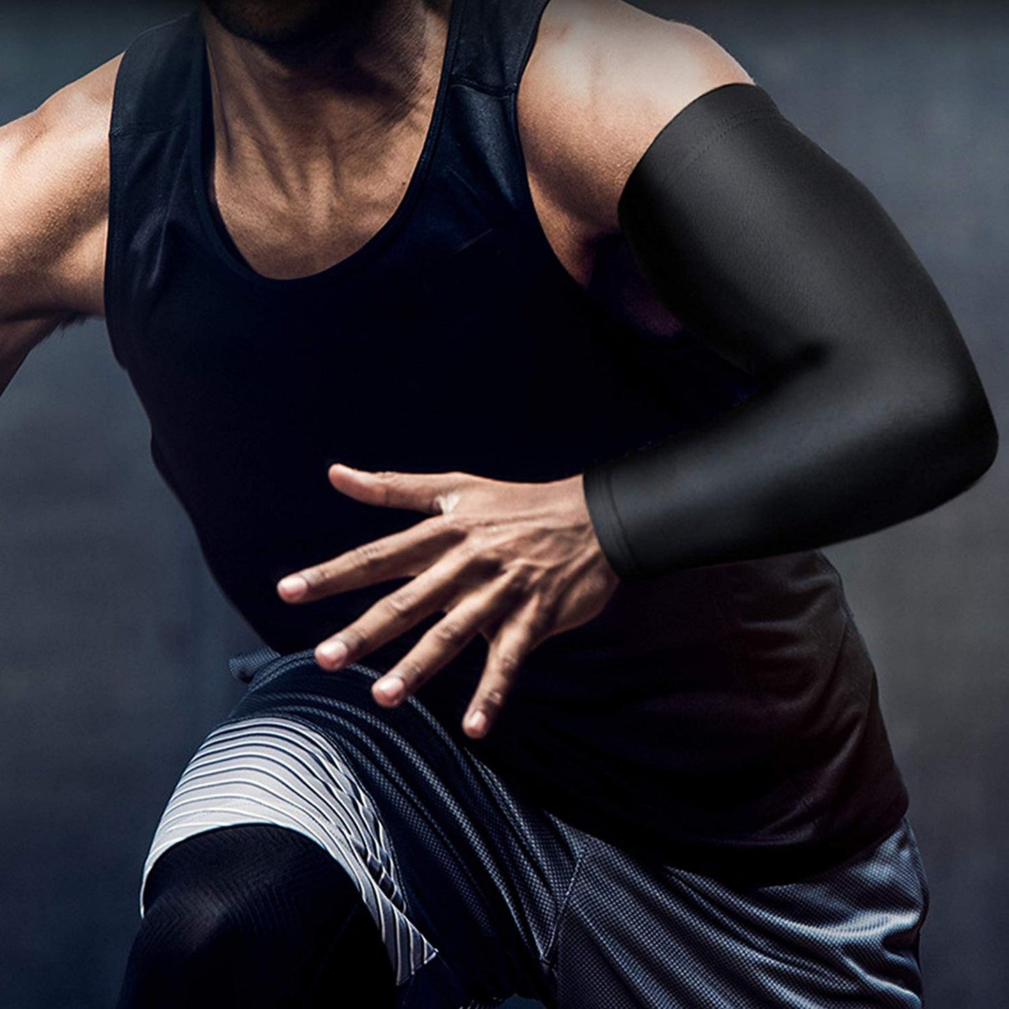 Color-Flux Sports Arm Compression Sleeve (1 or 2 Pack Options)
