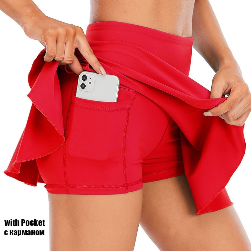 Performance Pickleball Skirt for Women: Moisture-Wicking Polyester / S-2XL