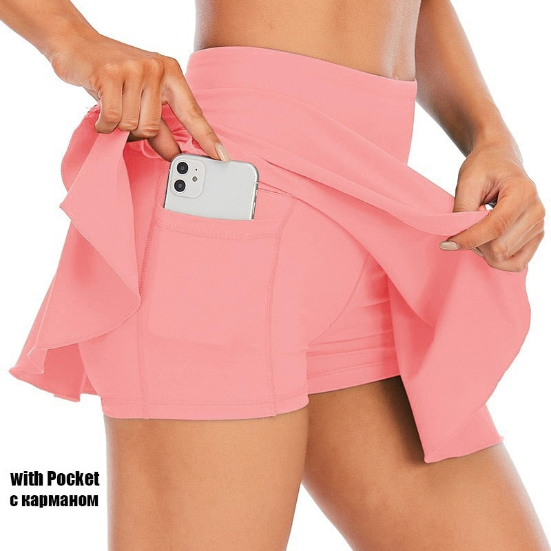 Performance Pickleball Skirt for Women: Moisture-Wicking Polyester / S-2XL