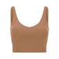 FlexiFitness Women's Nylon Spandex Sports Crop Tank Top - Sleeveless (XS-XL)