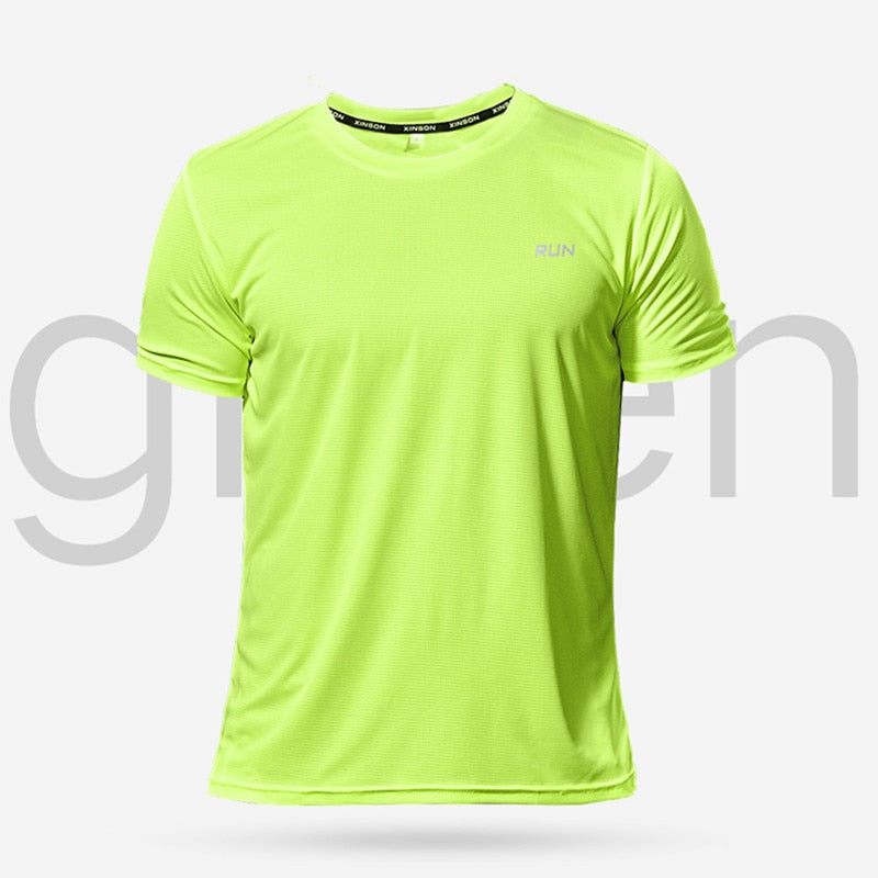 Vibrant Fusion: Men's Polyester Dry-Fit Short Sleeve Shirt