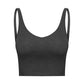 FlexiFitness Women's Nylon Spandex Sports Crop Tank Top - Sleeveless (XS-XL)