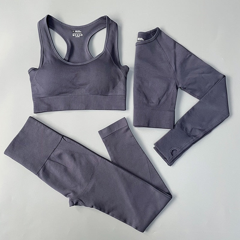 Nylon Flex Set: Women's 2-3-4 Piece for a Flawless Breathable Workout