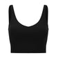 FlexiFitness Women's Nylon Spandex Sports Crop Tank Top - Sleeveless (XS-XL)