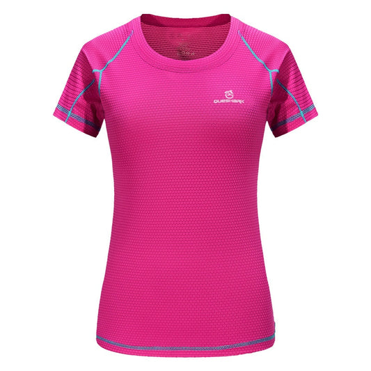 Women's Multicolored Polyester Dry Fit Shirt (XS - 2XL)