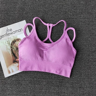 Breathable Women's Seamless Bra Crop Top (Small - Large)