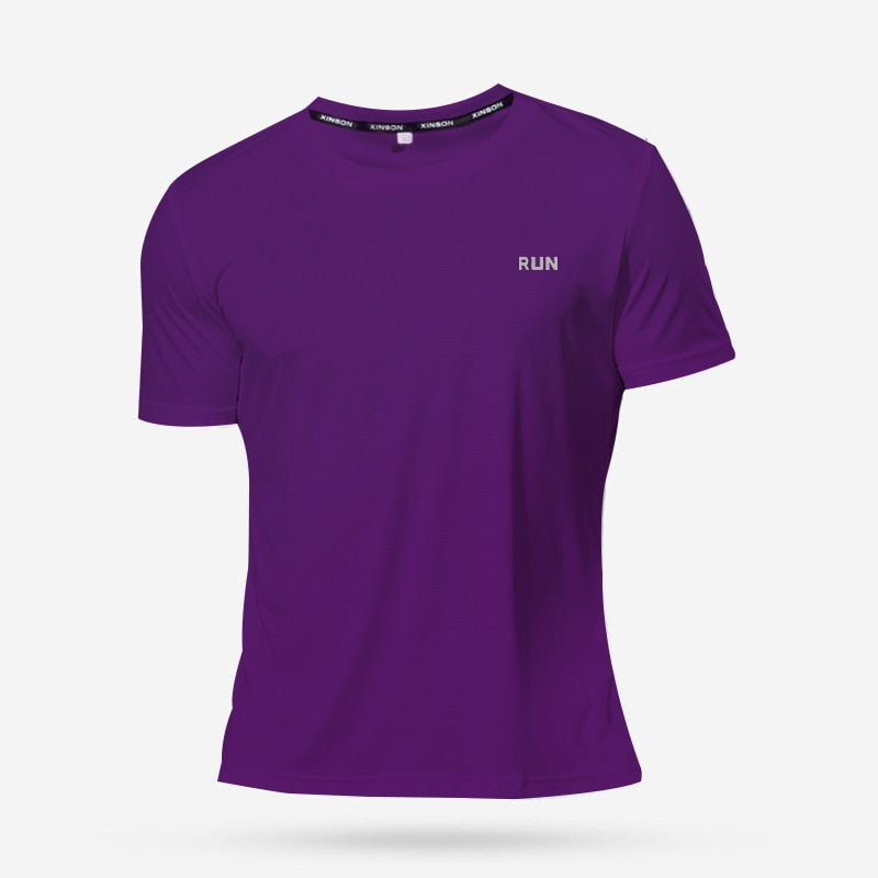 Vibrant Fusion: Men's Polyester Dry-Fit Short Sleeve Shirt