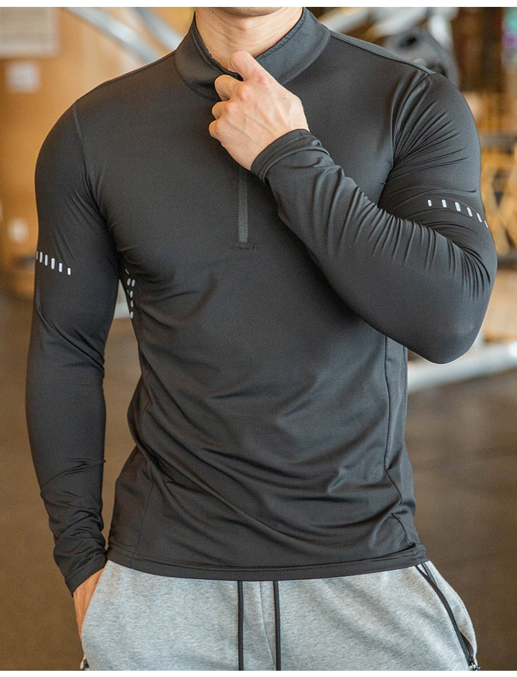 PowerFit Men's Compression T-Shirt: Quick-Dry Comfort for Fitness
