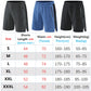 Men's Polyester Fitness Shorts w/ Zipper Pockets