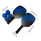 Pickleball Paddle Set with 2 Rackets, 4 Pickleball Balls w/ Convenient Carrying Bag