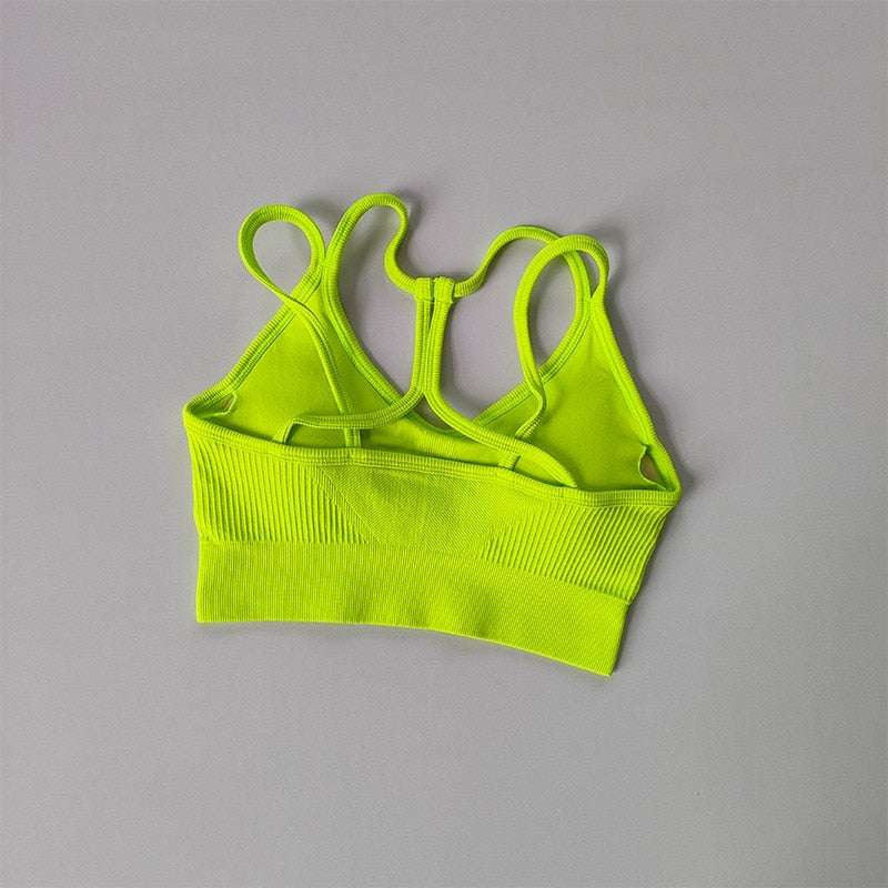 Breathable Women's Seamless Bra Crop Top (Small - Large)