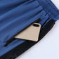 Men's Polyester Fitness Shorts w/ Zipper Pockets