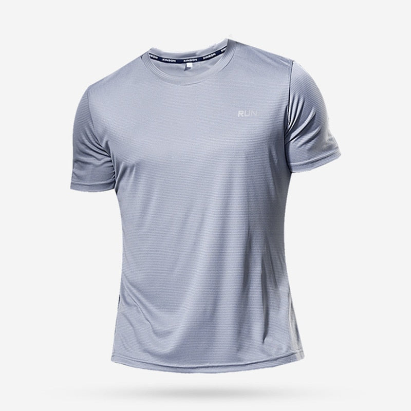 Vibrant Fusion: Men's Polyester Dry-Fit Short Sleeve Shirt