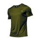 Vibrant Fusion: Men's Polyester Dry-Fit Short Sleeve Shirt