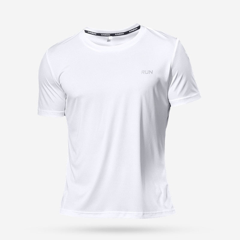 Vibrant Fusion: Men's Polyester Dry-Fit Short Sleeve Shirt