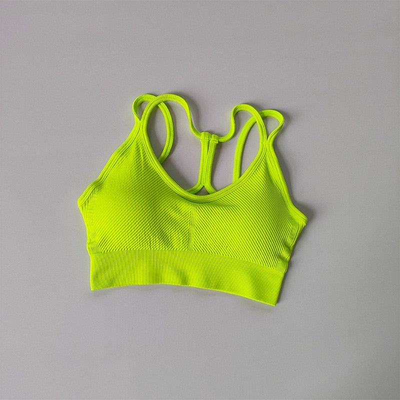 Breathable Women's Seamless Bra Crop Top (Small - Large)